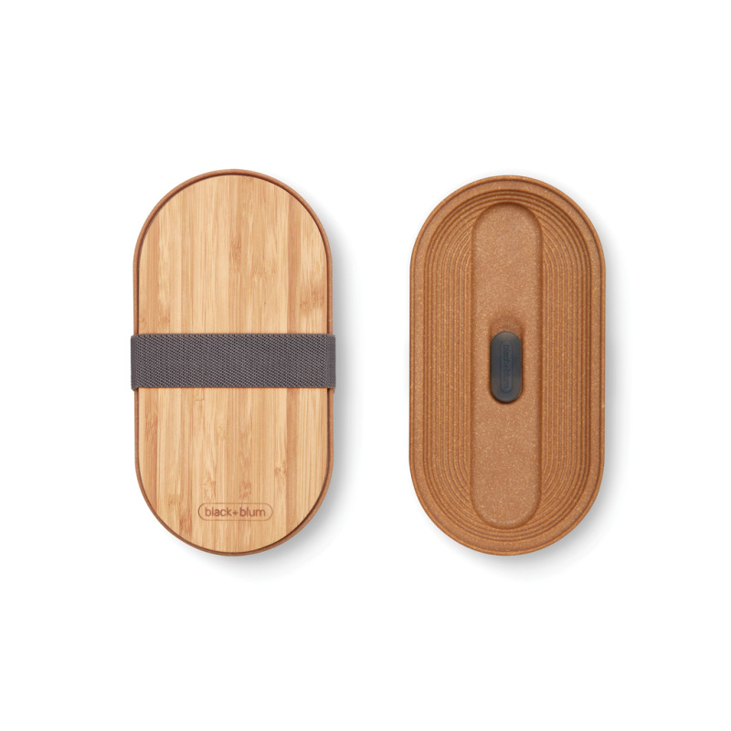 Nerezový dvojitý Bento box Black+Blum sivá 9