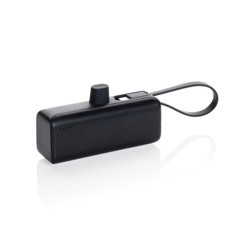 Powerbanka 3000mAh s USB C Powerlink z RCS recykl. plastu čierna 8
