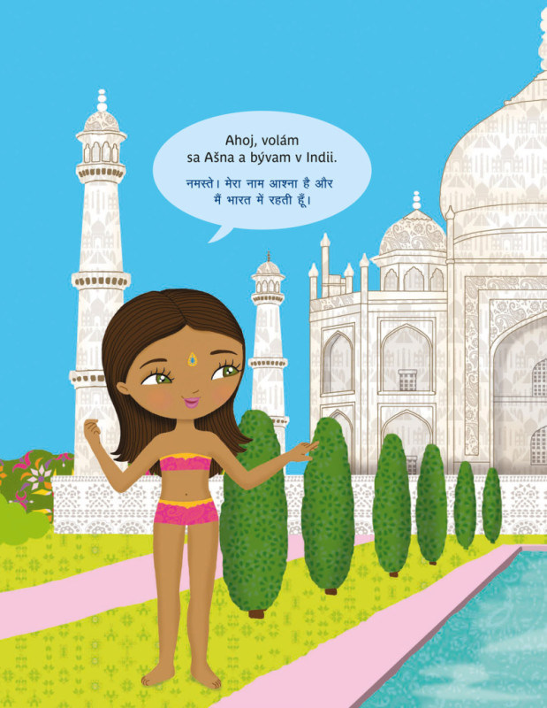 ŠATY PRE AŠNU ─ Kniha samolepiek 1