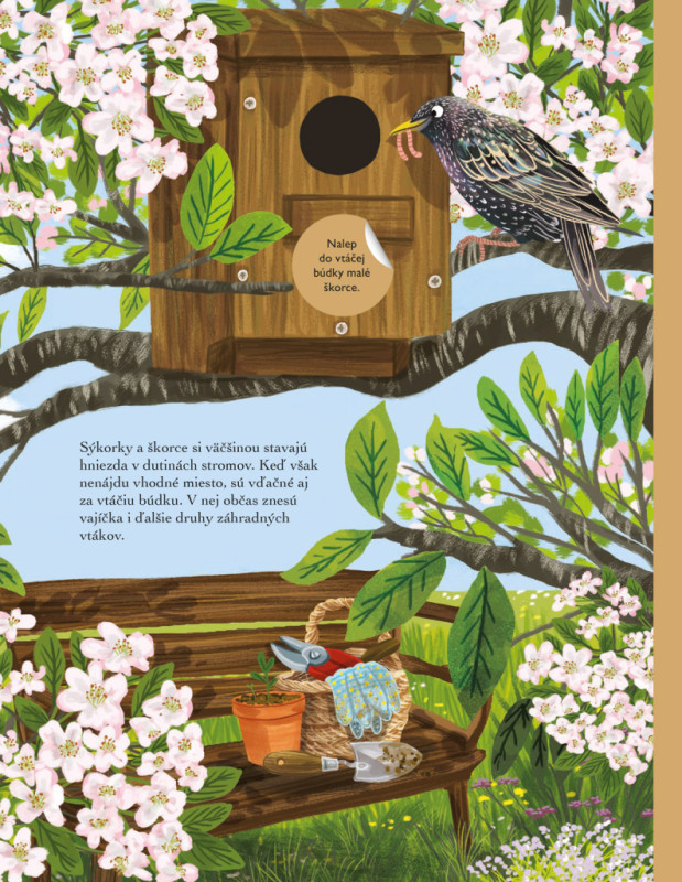 SVET SÝKORIEK, VRABCOV a iných spevavcov – Kniha samolepiek 2