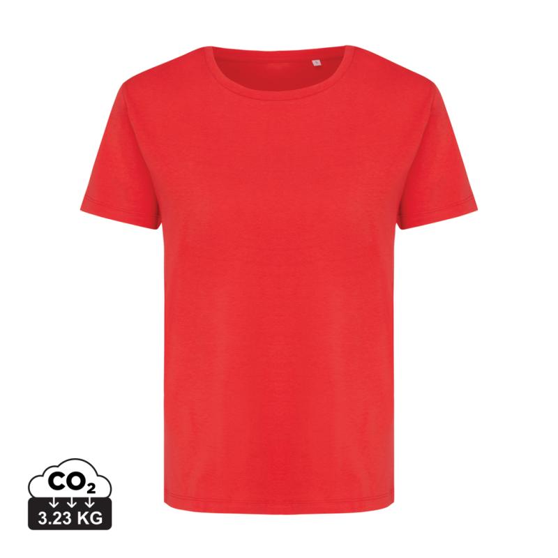 Dámske tričko IQONIQ Yala z recykl. bavlny luscious red XXS