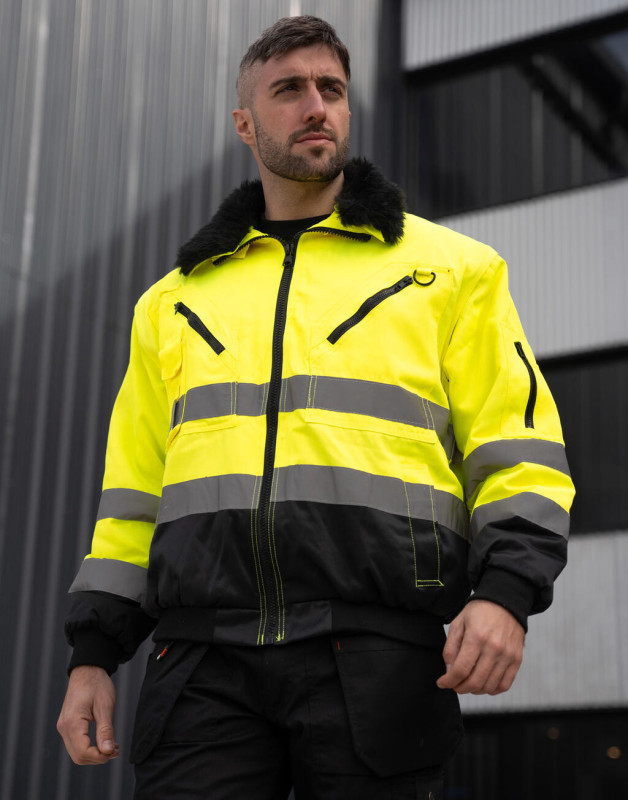 Vysoko reflexná Pilot bunda "Oslo"