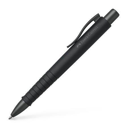 Guľôčkové pero, stláčací mechanizmus, čierne telo, FABER-CASTELL "Poly Ball Urban", modrá 1