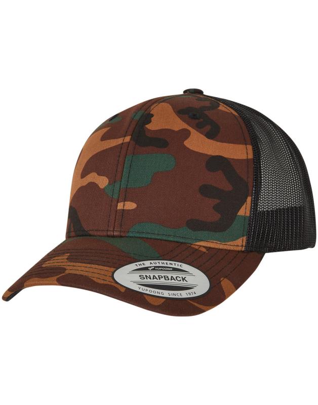 Retro Trucker Camo šiltovka