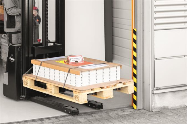 Ochranný profil povrchu, DURABLE "S32R", žltý-čierny 5