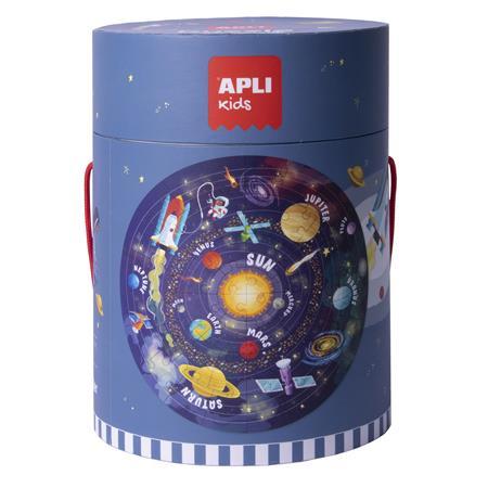 Puzzle, okrúhle, 48 ks, APLI Kids "Circular Puzzle", hviezdna sústava 1