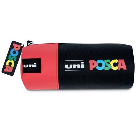 Peračník, v tvare valca, UNI "Posca", červená 1