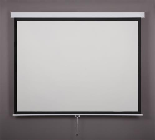 Premietacie plátno, nástenné, rolovacie, 1:1, 160x160cm, VICTORIA