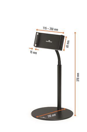 Držiak na tablet, stolový, DURABLE "Twist table" 2