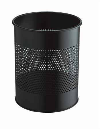 Odpadkový kôš, kovový, 15 l, DURABLE, čierna 1
