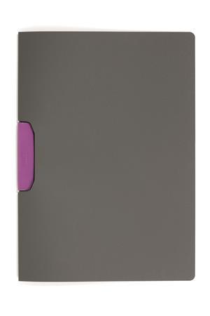 Rýchloviazač, s klipom, A4, DURABLE "DURASWING® COLOR 30", ružová