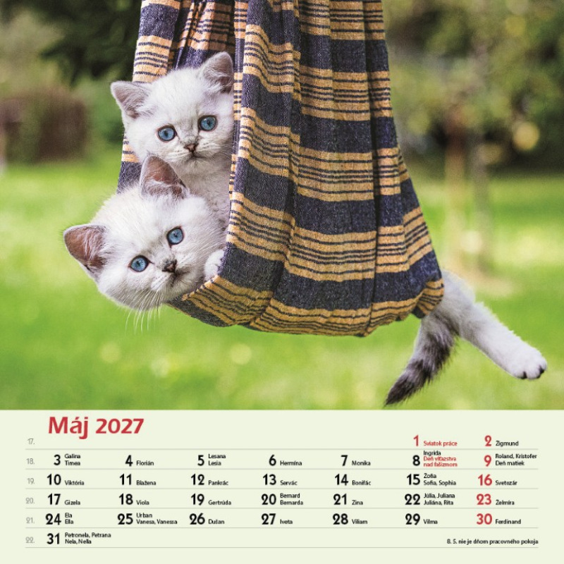 Nástenný kalendár Priatelia 2027 6