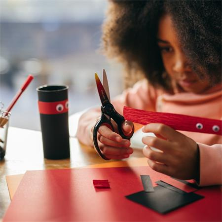 Nožnice, školské 15 cm, FISKARS, ombre červené 6