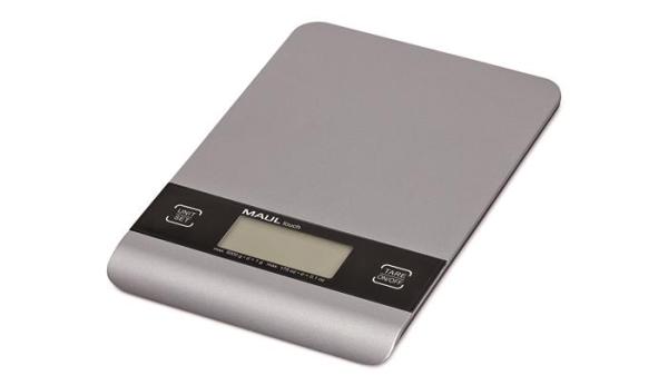 Váha na listy, digitálna, nosnosť 5 kg, MAUL "Touch", strieborná 1