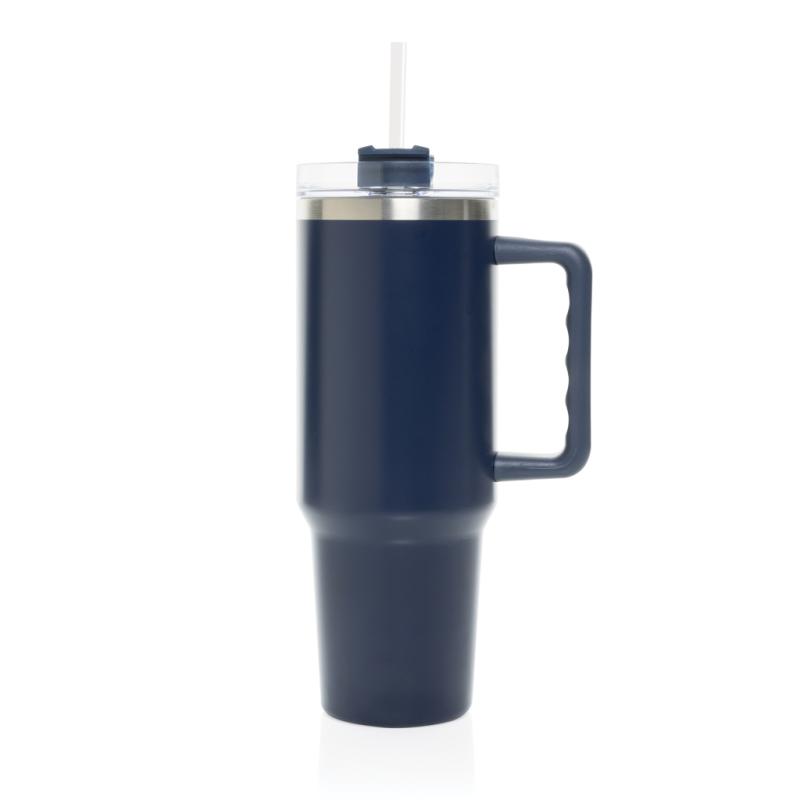 Termohrnček 1200ml Peakflow z RCS recykl. nerezovej ocele námornícka modrá 2