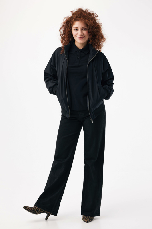 IQONIQ Odin mestská bunda z recyklovaného polyesteru čierna M 4