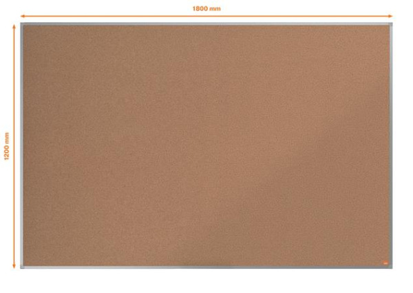 Korková tabuľa, 180x120cm, hliníkový rám, NOBO "Essence" 4