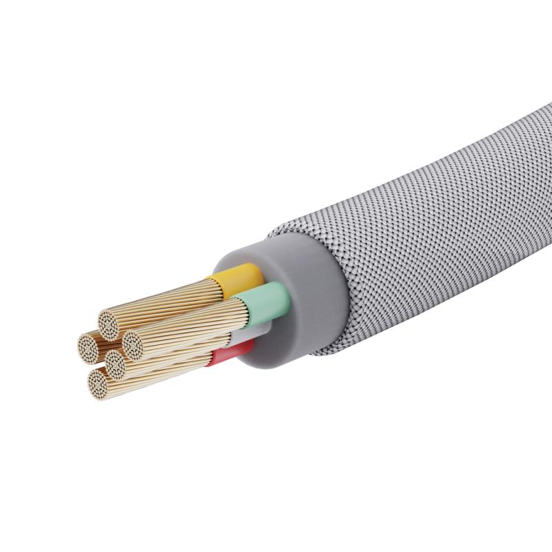 Magnetický kábel Urban Vitamin Stockton 65W z rec. TPE/PET biela 6