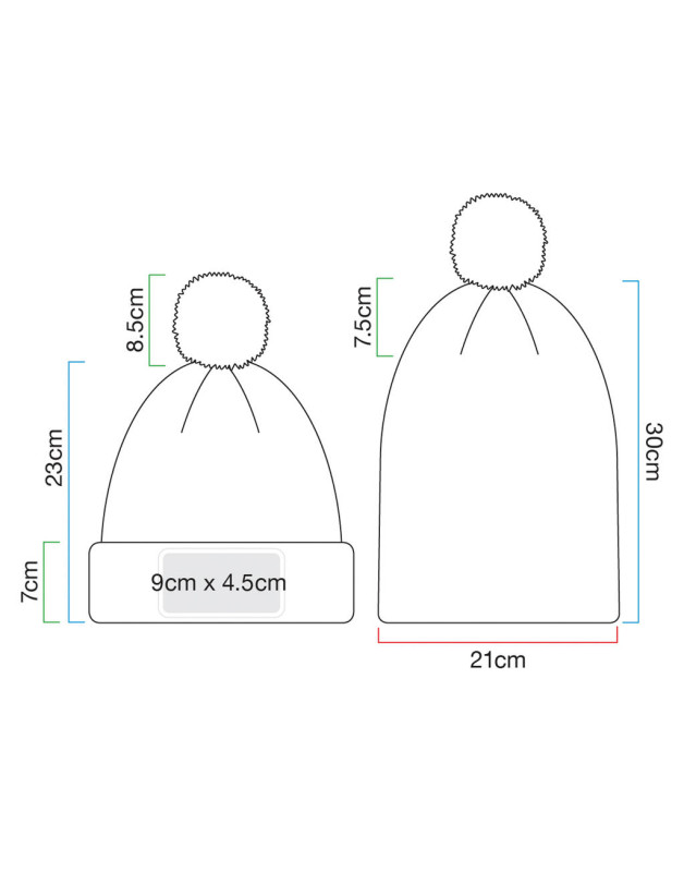 Potlačiteľná čiapka Snowstar Beanie 1