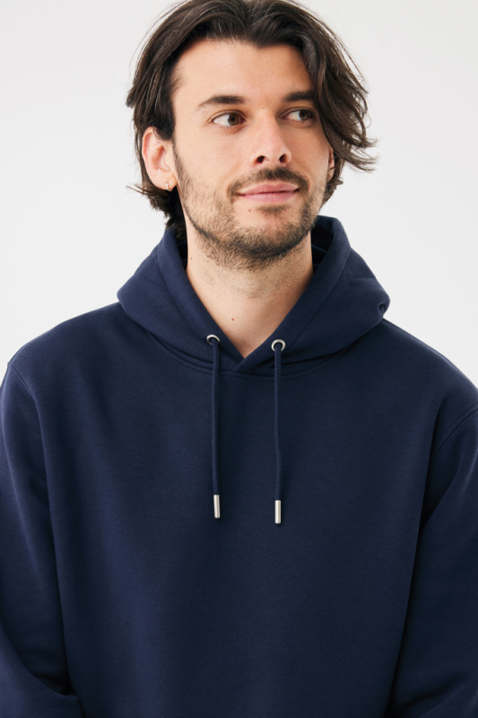 IQONIQ Joshua Unisex mikina s kapucňou z rec. bavlny námornícka modrá 4XL 13