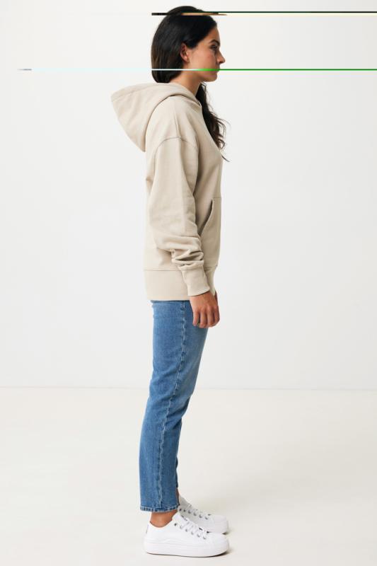 Mikina s kapucňou IQONIQ Yoho relaxed fit z recykl. bavlny desert L 7