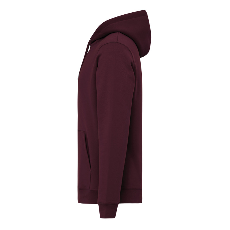 IQONIQ Joshua Unisex mikina s kapucňou z rec. bavlny merlot S 2