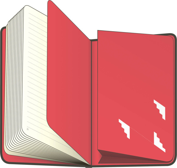 NOTIQUE Notes Isometric, čistý, 13 x 21 cm 1