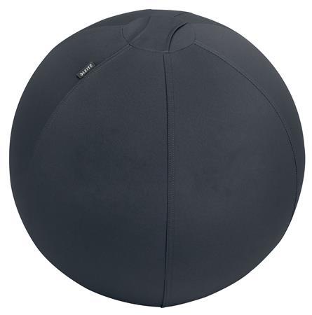 Gymnastická lopta na sedenie, s protišmykovým závažím, 55 cm, LEITZ "Ergo Active", tmavosi