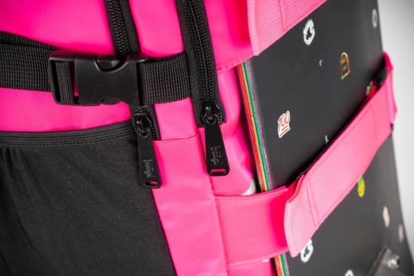 BAAGL Školský batoh skate Pink 7