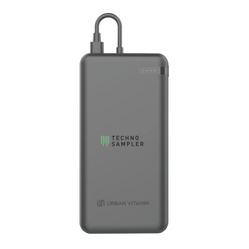 Urban Vitamin Menlo Park RCS recykl. 20.000 20W PD powerbank čierna 6