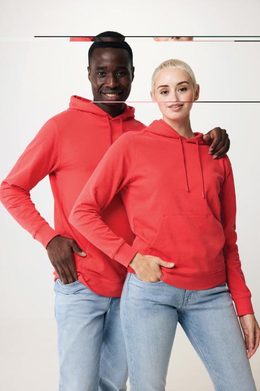 Mikina s kapucňou IQONIQ Jasper z recykl. bavlny luscious red M 4