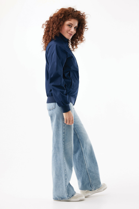 IQONIQ Odin mestská bunda z recyklovaného polyesteru námornícka modrá L 9