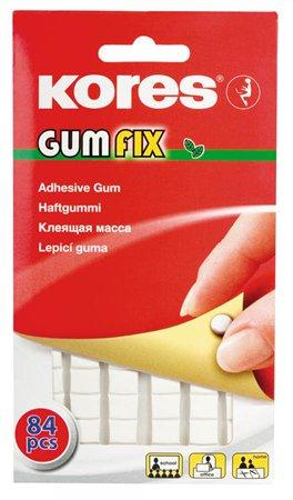 Lepiaca hmota, 84 kociek/balenie, KORES "Gumfix"