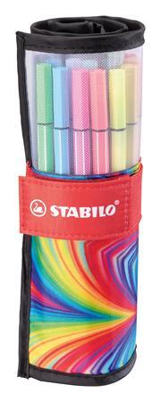 Fixky, sada, STABILO "Pen 68 ARTY", 25  rôznych farieb 2
