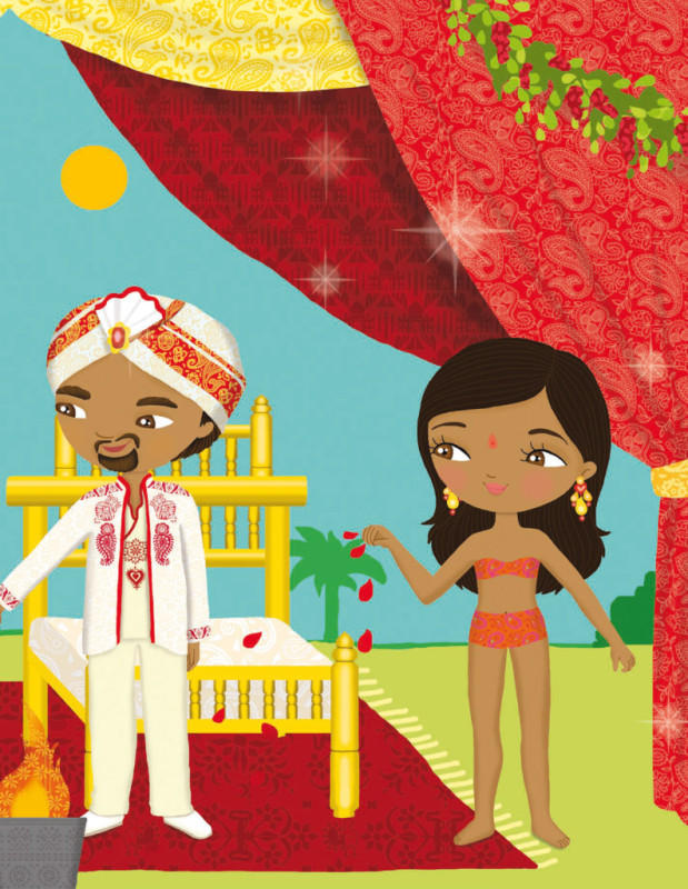 ŠATY PRE AŠNU ─ Kniha samolepiek 8