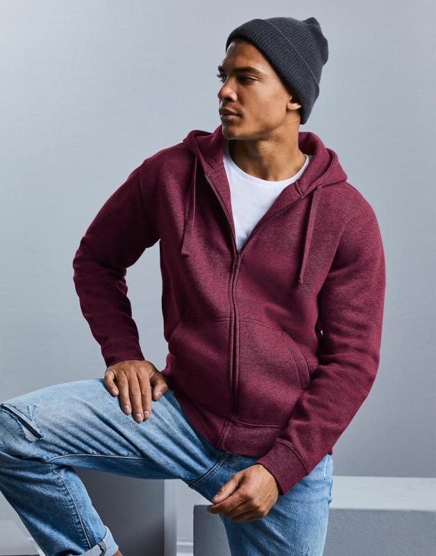 Pánska mikina Authentic Melange Zipped Hood Sweat