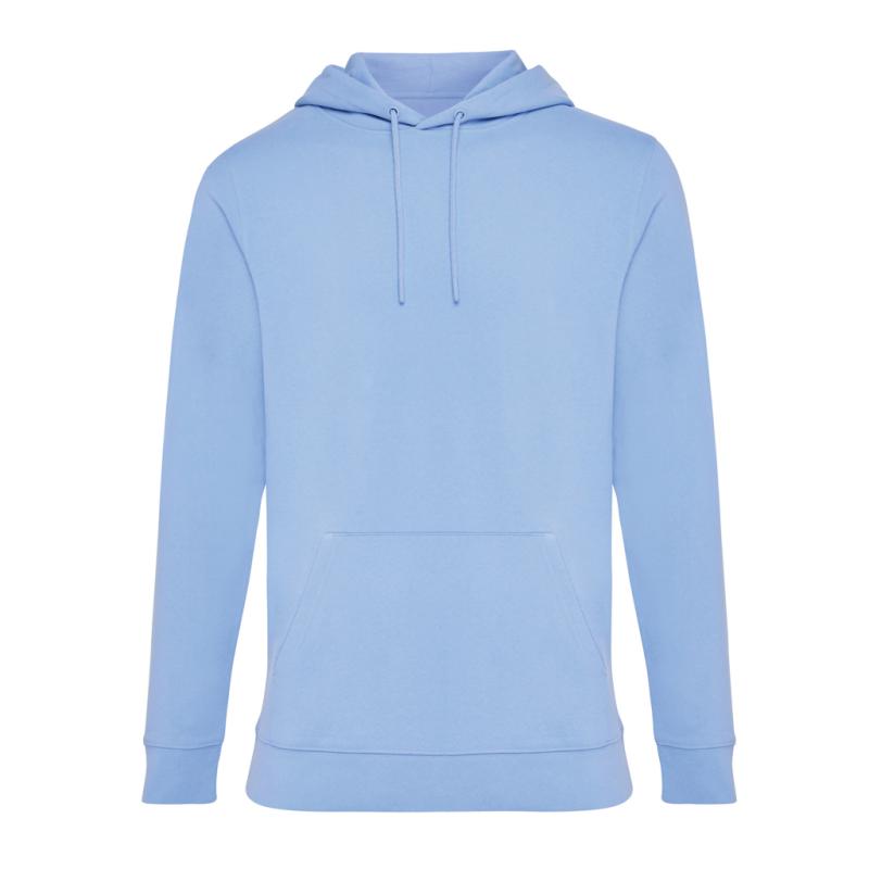 Mikina s kapucňou IQONIQ Jasper z recykl. bavlny sky blue XL 1