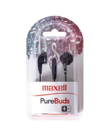Slúchadlá, s mikrofónom, MAXELL "PureBuds", čierna 4