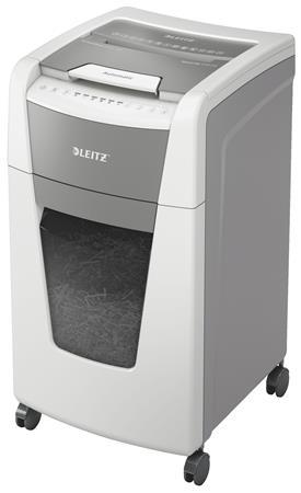 Skartovací stroj, mikrokonfetti, 300 listov, LEITZ "IQ AutoFeed Office 300 P5 Pro"