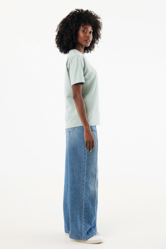 IQONIQ Nikko tričko z hrubej recyklovanej bavlny Iceberg green S 10