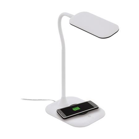 Stolová lampa, LED, 3,4 W, s nabíjačkou na telefón, EGLO "Masserie", biela 3