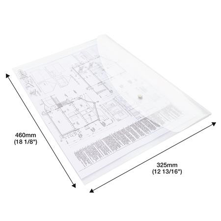 Obal na patent, A3, PP, RAPESCO "Eco", priehľadný 3