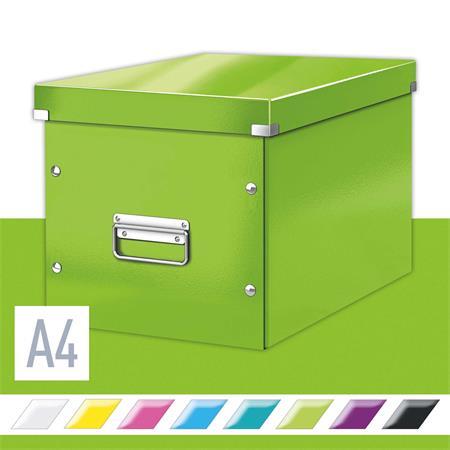 Odkladací box, veľkosť L, LEITZ "Click&Store", zelená 2