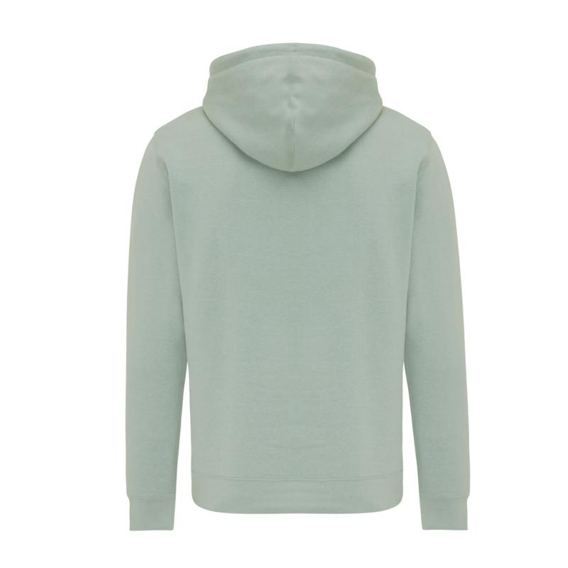 Ľahká mikina s kapucňou IQONIQ Rila z recykl. bavlny Iceberg green XXL 2