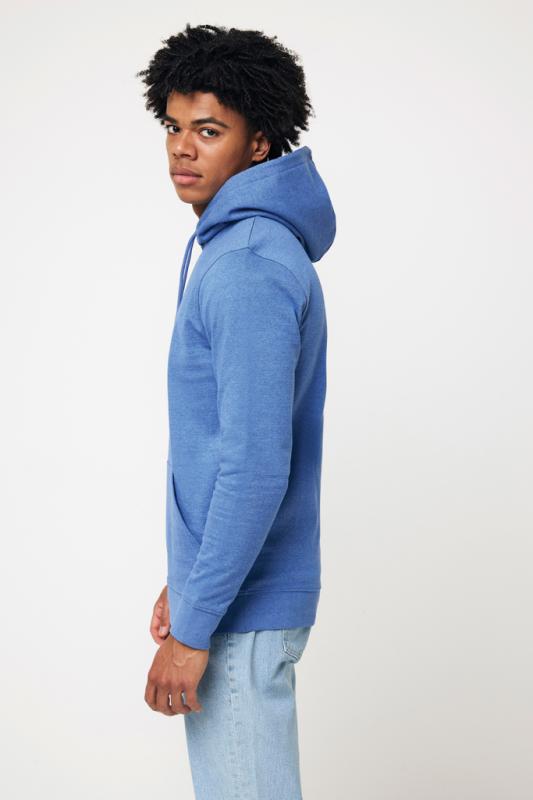 Nefarbená mikina s kapucňou IQONIQ Torres z recykl. bavlny heather blue L 7