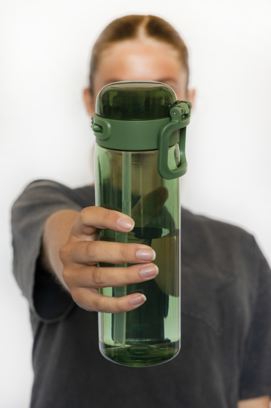 Fľaša na vodu SipnLock RCS RPET 800 ml, nepretek., športová zelená 11