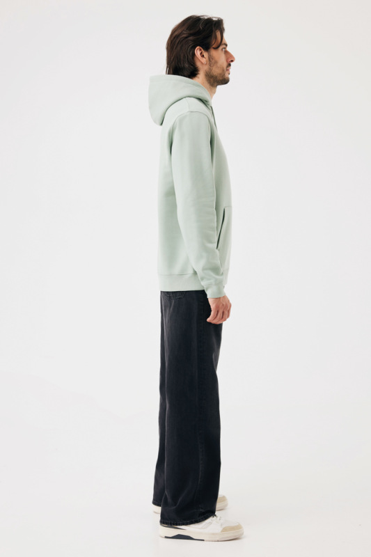 IQONIQ Joshua Unisex mikina s kapucňou z rec. bavlny Iceberg green XXXL 12