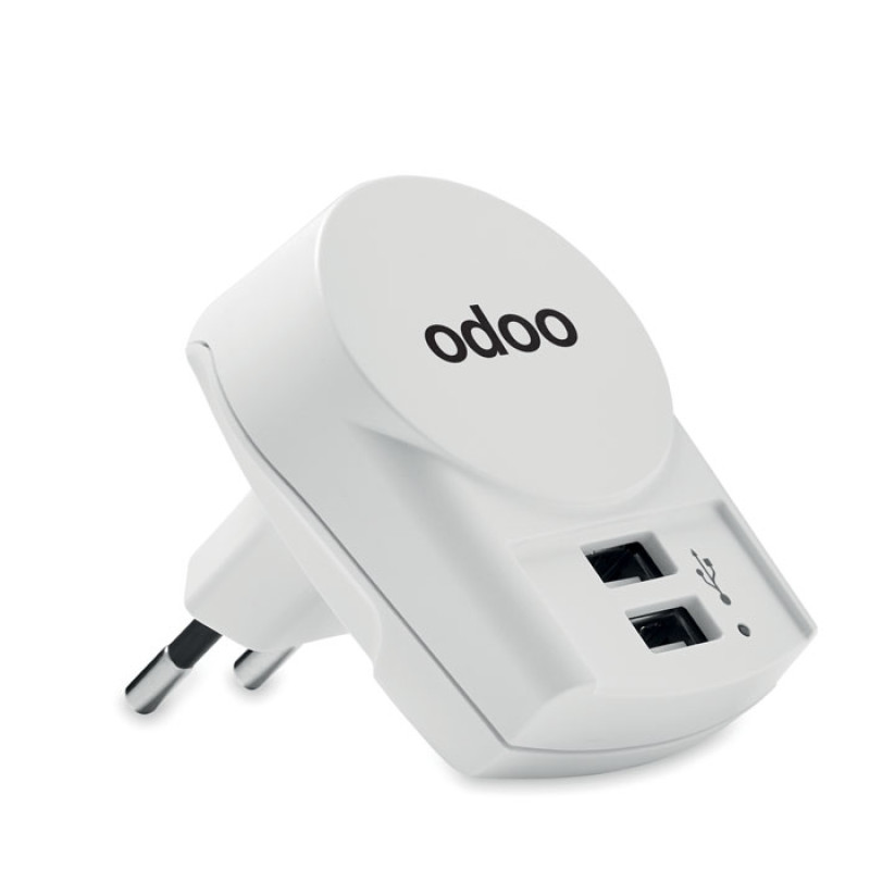 EURO USB CHARGER 2XA 5