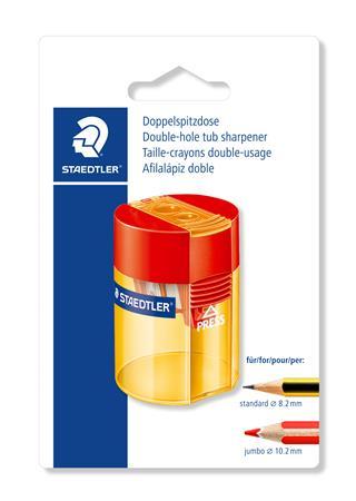 Strúhadlo, dvojdierové, STAEDTLER, mix farieb 2
