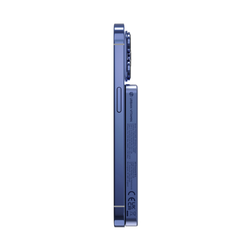 Urban Vitamin Marin 5000 mAh magnet. 15 W bezd. powerbanka modrá 4
